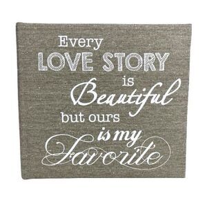 Nicole Miller Home Photo Album Guest Book 200 4" X 6" w/ Side Memo Wedding New